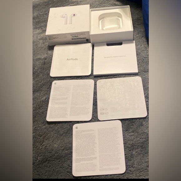 💜Apple AirPods Box with Manual (EMPTY BOX ONLY) Airpods Not Included - Picture 2 of 8